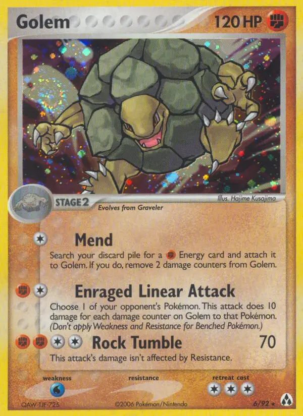 Golem #6 — Legend Maker
