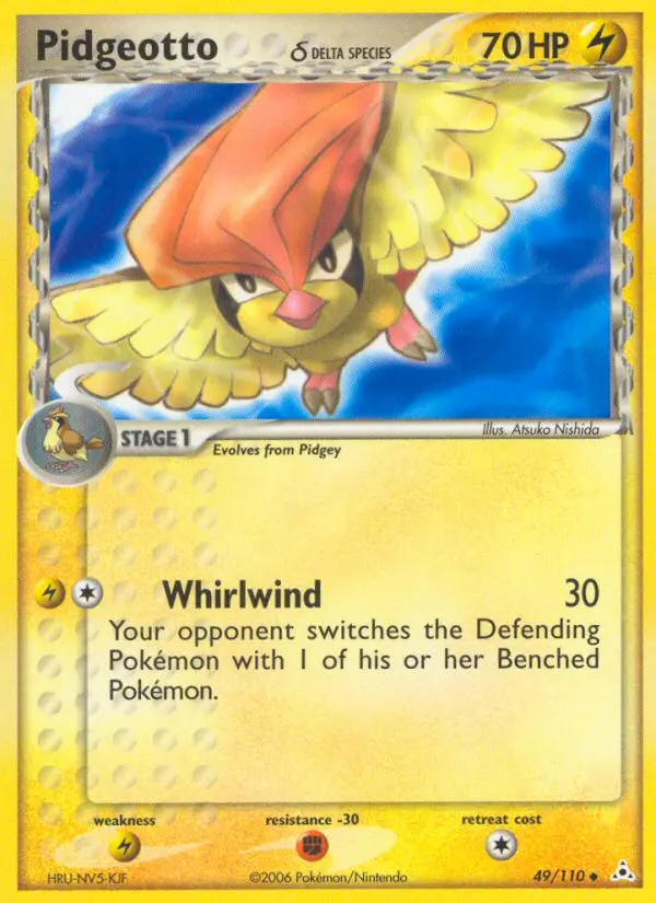 Pidgeotto δ #49 — Holon Phantoms