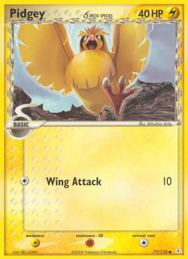 Pidgey δ #77 — Holon Phantoms