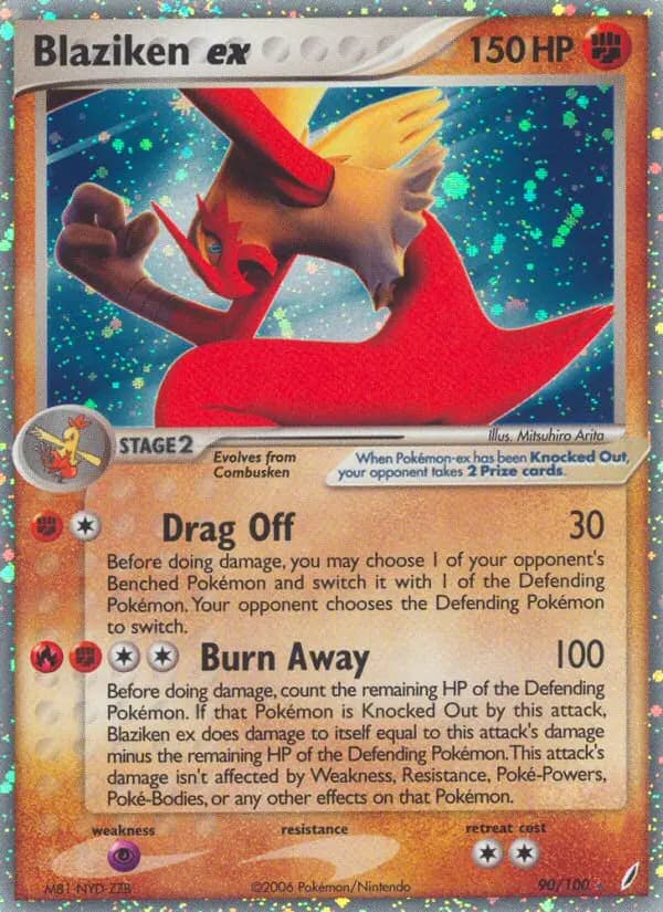 Blaziken ex #90 — Crystal Guardians