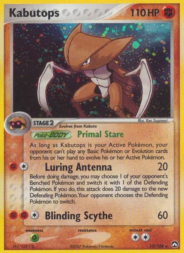 Kabutops #10 — Power Keepers