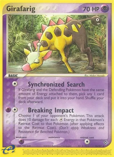 Girafarig #16 — Dragon