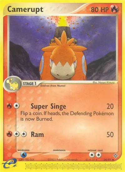 Camerupt #24 — Dragon