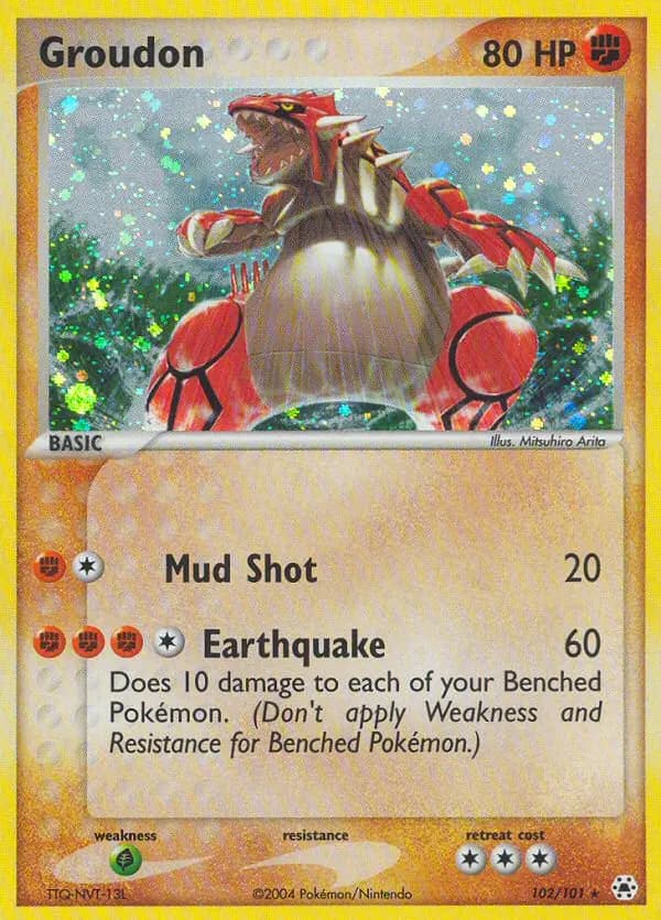 Groudon #102 — Hidden Legends