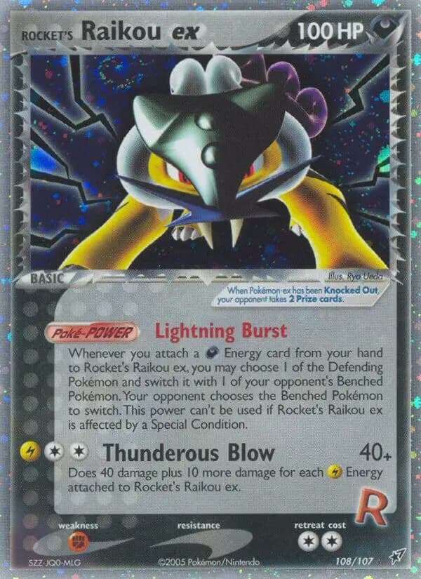 Rocket's Raikou ex #108 — Deoxys