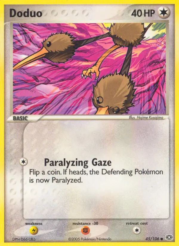 Doduo #45 — Emerald