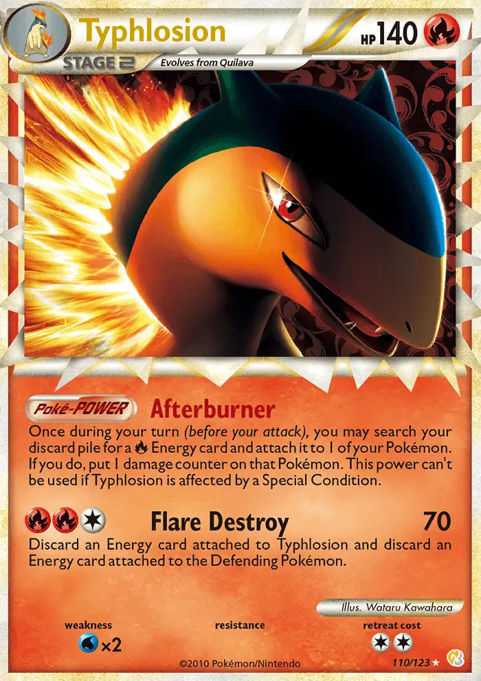 Typhlosion #110 — HeartGold SoulSilver