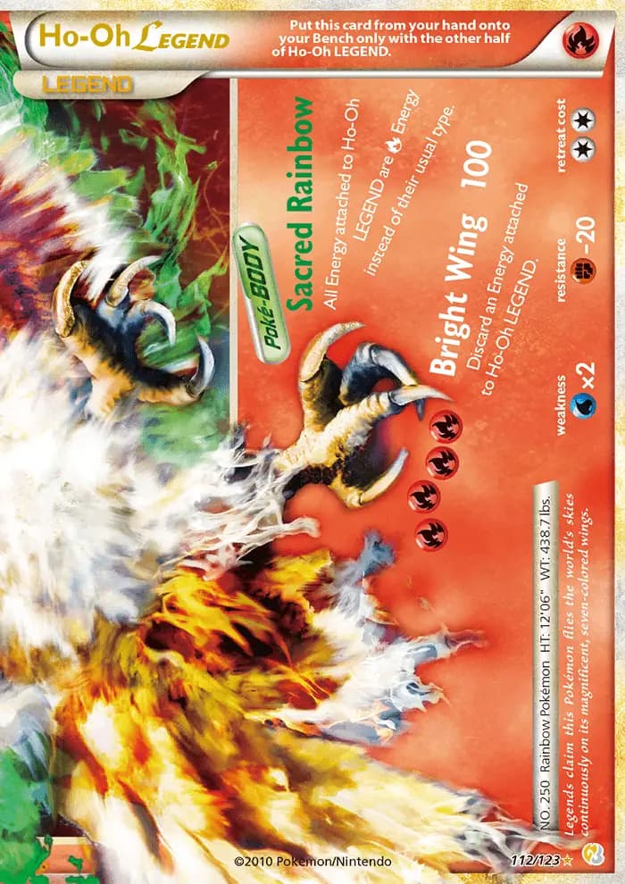 Ho-Oh LEGEND #112 — HeartGold SoulSilver