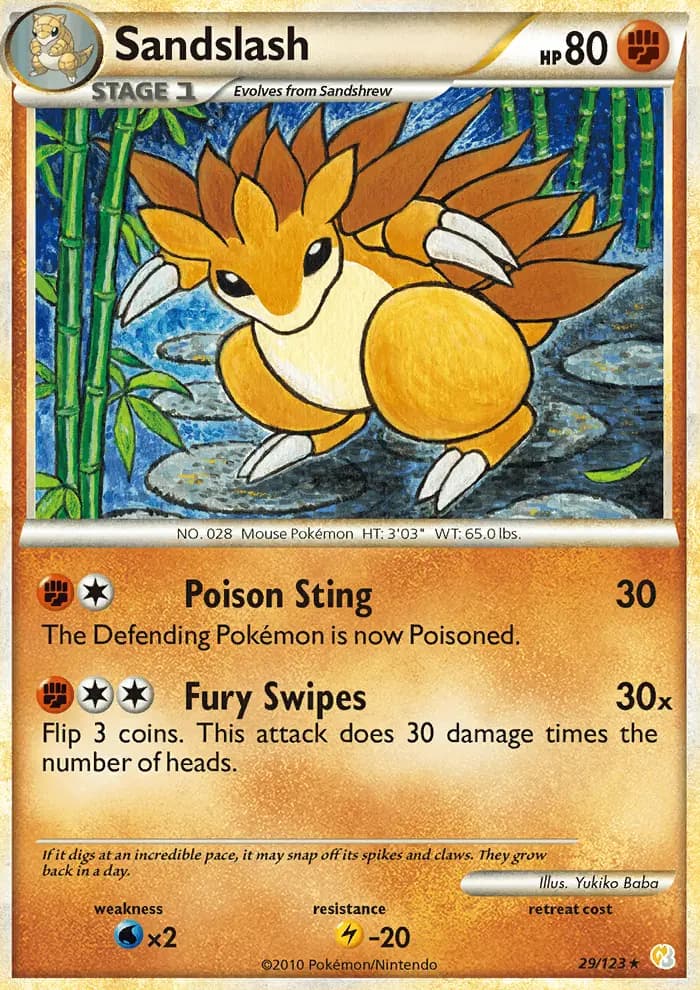 Sandslash #29 — HeartGold SoulSilver
