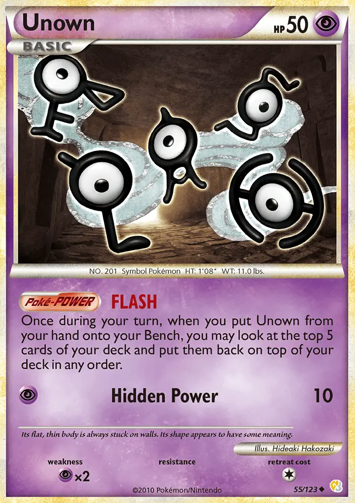 Unown #55 — HeartGold SoulSilver