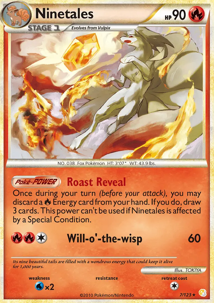 Ninetales #7 — HeartGold SoulSilver
