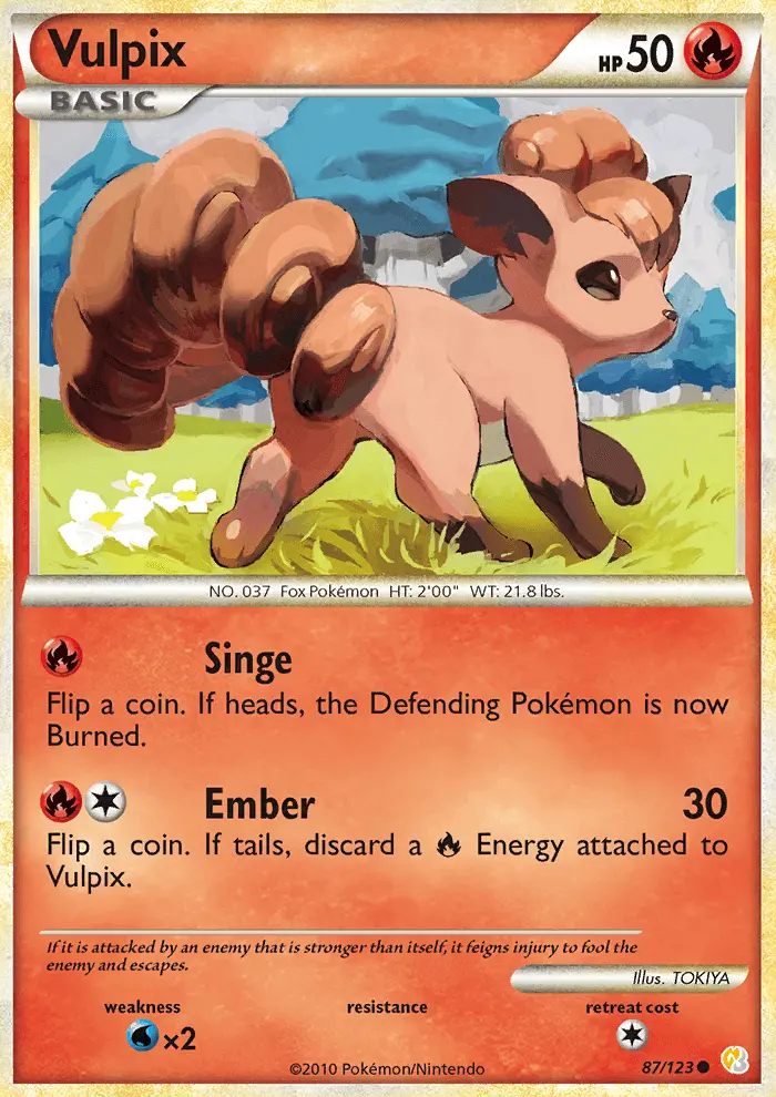 Vulpix #87 — HeartGold SoulSilver