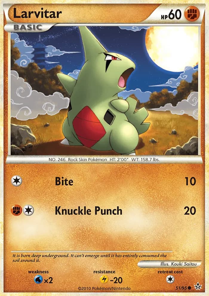 Larvitar #51 — Unleashed