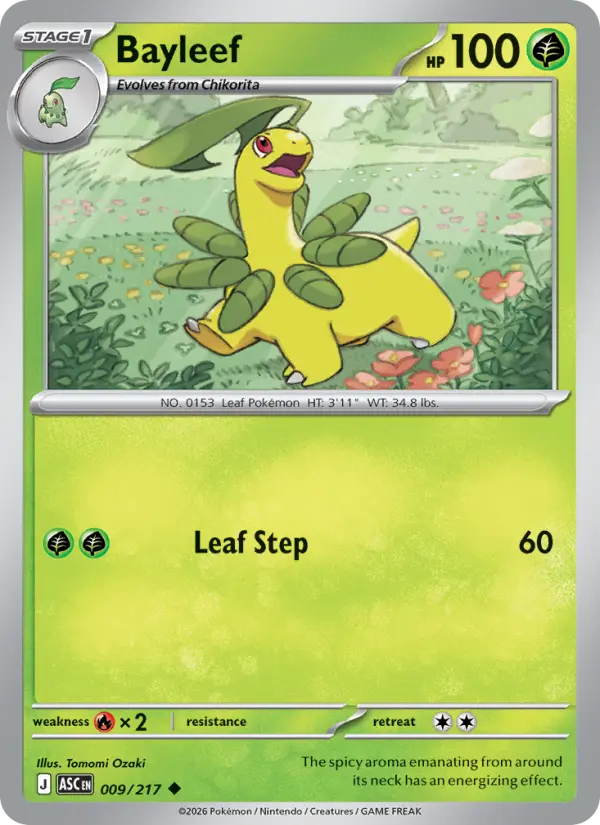Bayleef #009 — Ascended Heroes