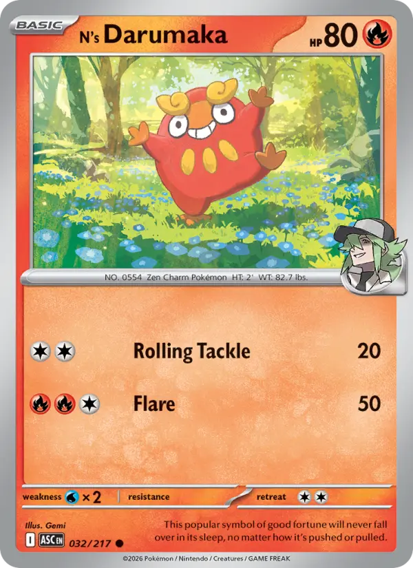 N's Darumaka #032 — Ascended Heroes