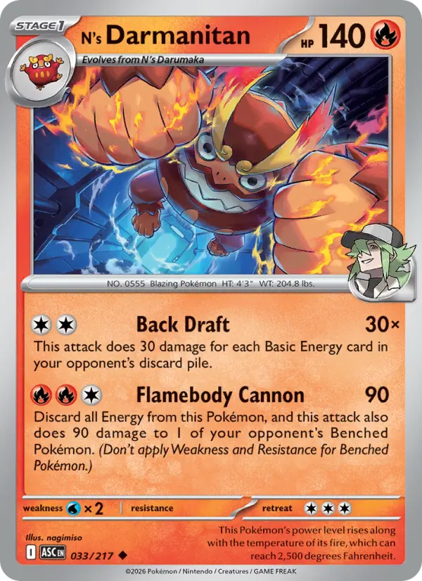N's Darmanitan #033 — Ascended Heroes
