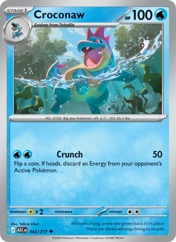 Croconaw #042 — Ascended Heroes