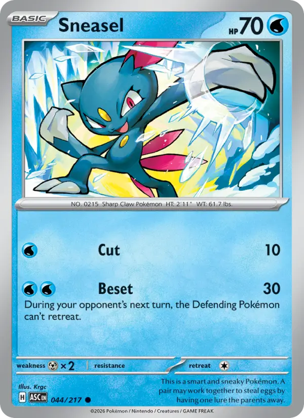 Sneasel #044 — Ascended Heroes