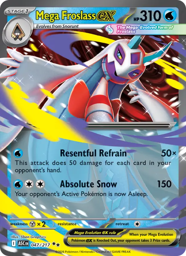 Mega Froslass ex #047 — Ascended Heroes