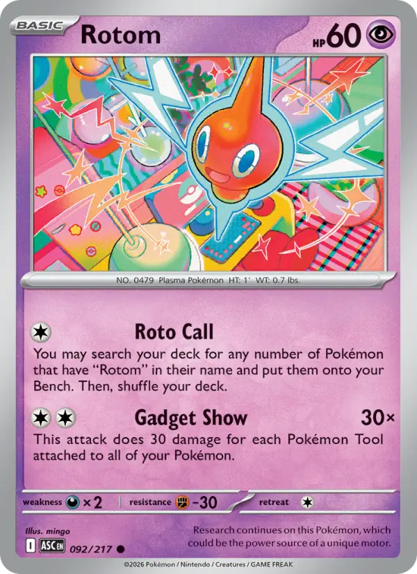 Rotom #092 — Ascended Heroes