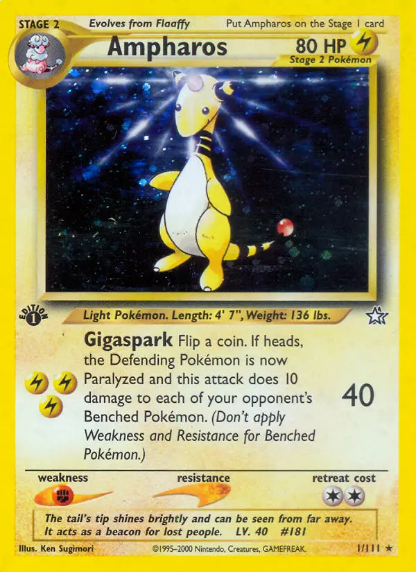 Ampharos #1 — Neo Genesis