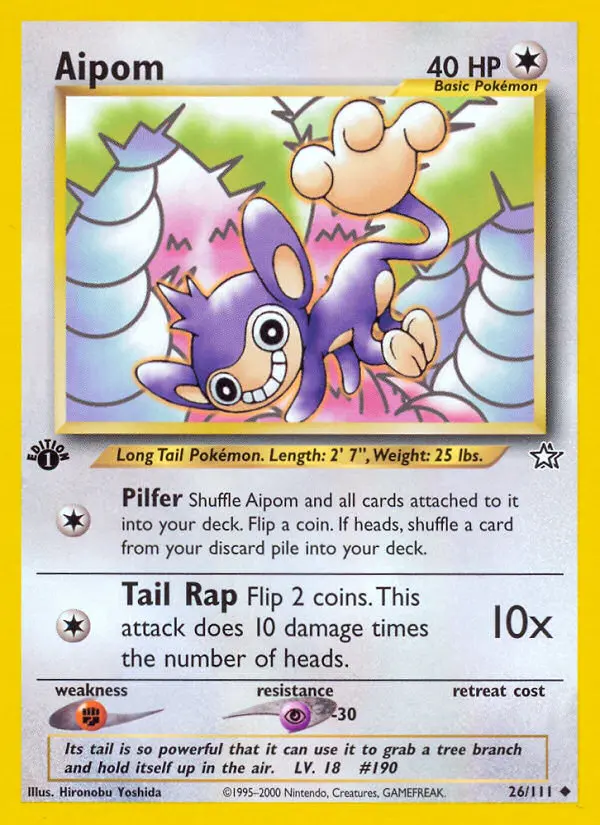 Aipom #26 — Neo Genesis