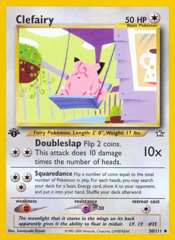 Clefairy #30 — Neo Genesis