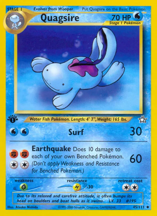 Quagsire #45 — Neo Genesis