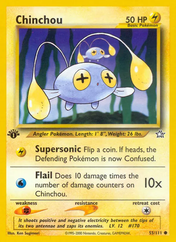 Chinchou #55 — Neo Genesis