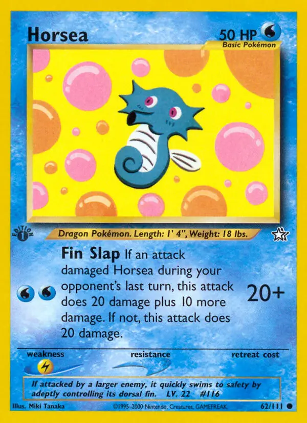 Horsea #62 — Neo Genesis
