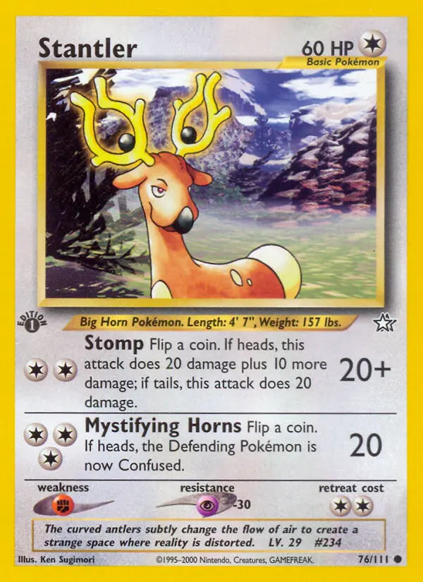 Stantler #76 — Neo Genesis