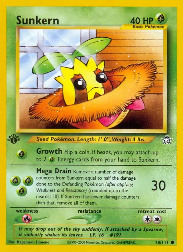 Sunkern #78 — Neo Genesis