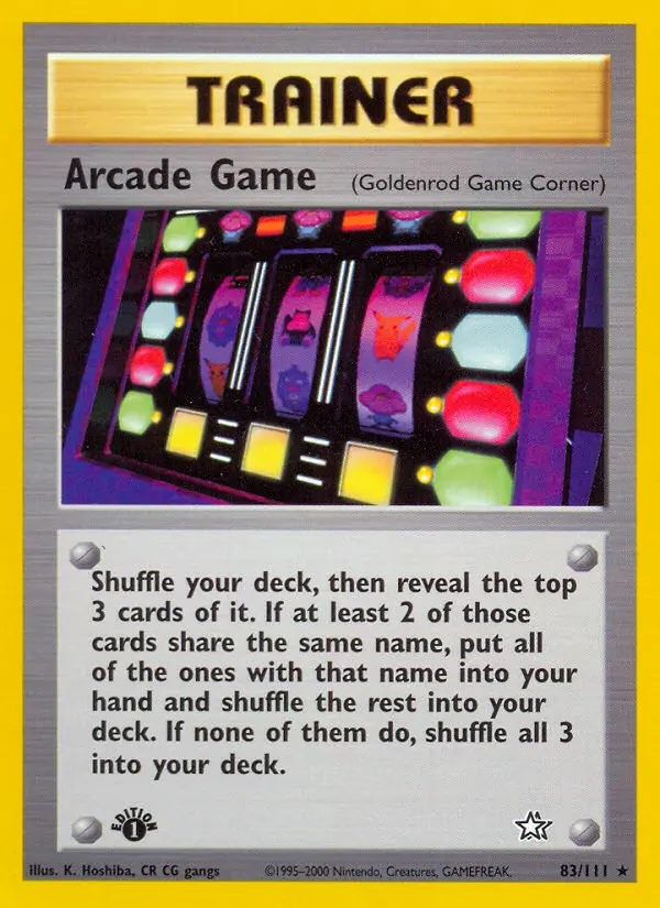 Arcade Game #83 — Neo Genesis