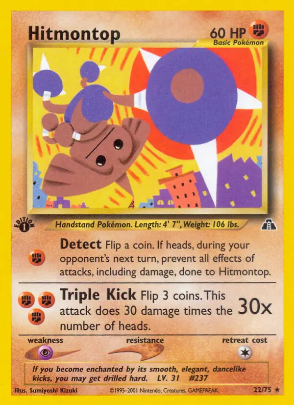 Hitmontop #22 — Neo Discovery