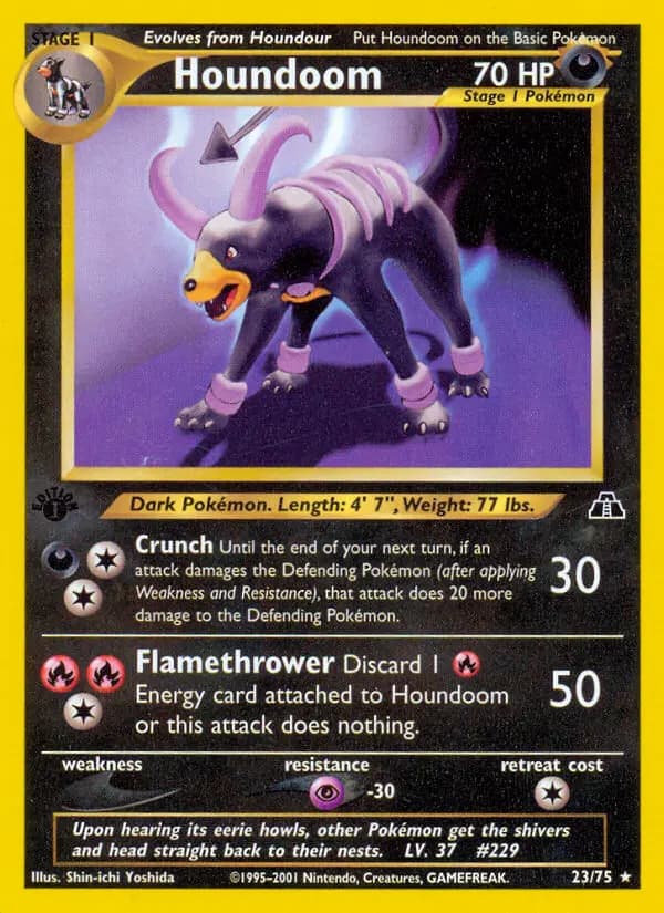 Houndoom #23 — Neo Discovery