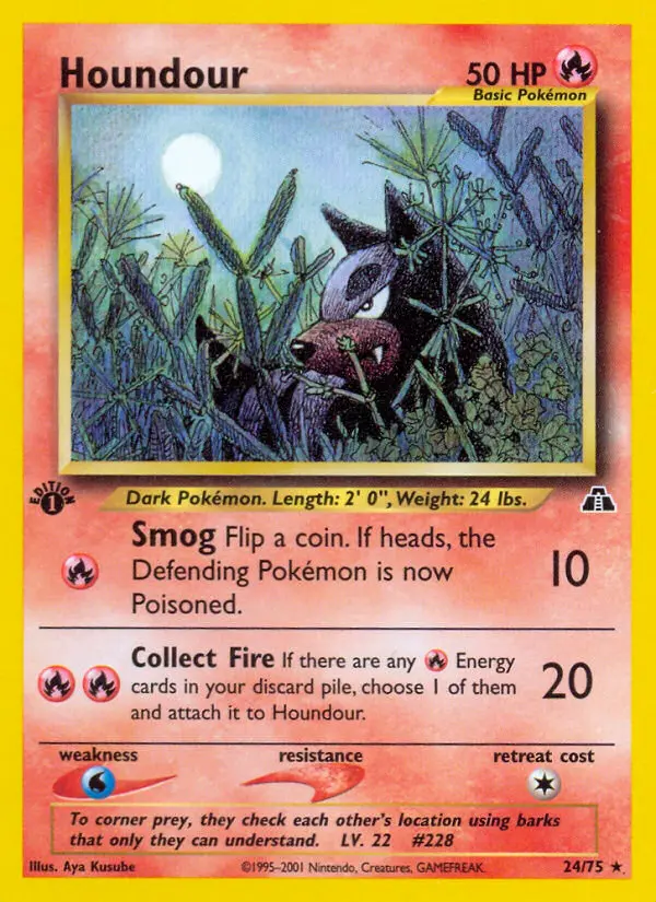 Houndour #24 — Neo Discovery