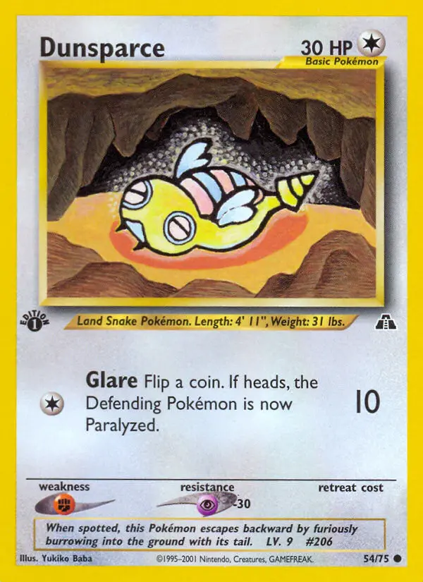 Dunsparce #54 — Neo Discovery
