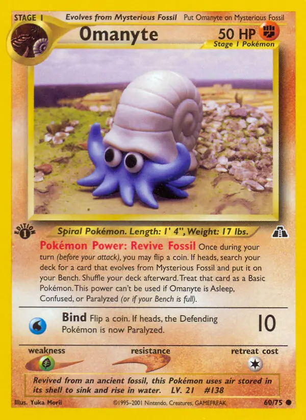 Omanyte #60 — Neo Discovery