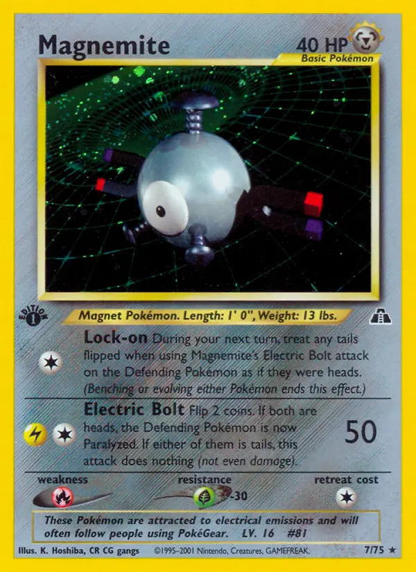 Magnemite #7 — Neo Discovery