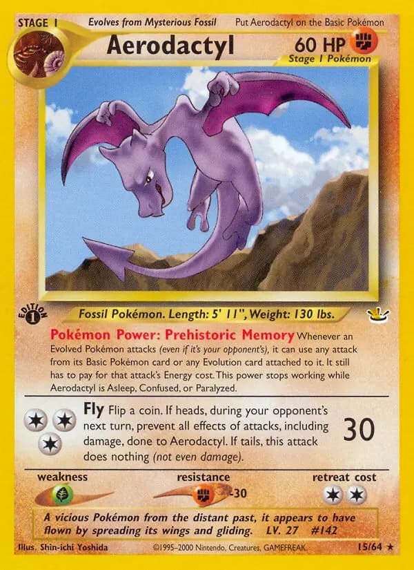 Aerodactyl #15 — Neo Revelation