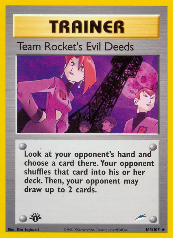 Team Rocket's Evil Deeds #103 — Neo Destiny