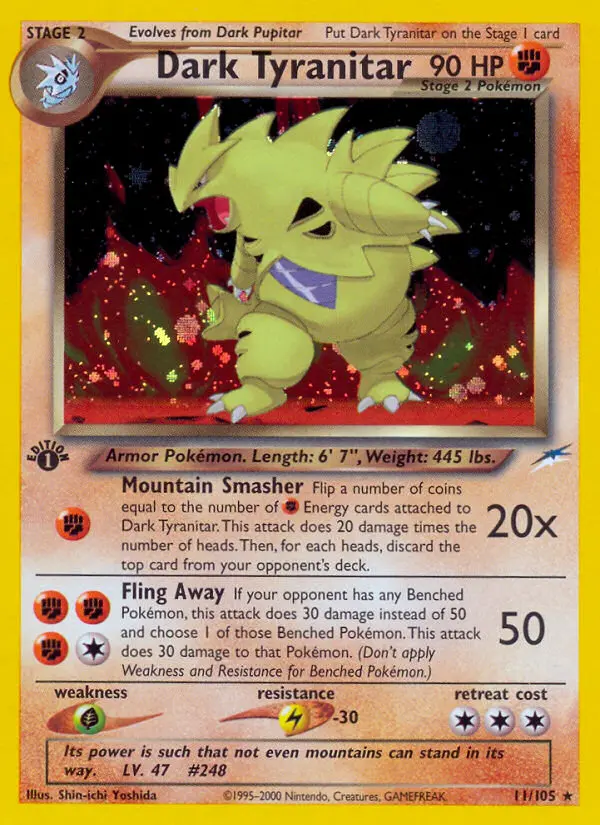 Dark Tyranitar #11 — Neo Destiny