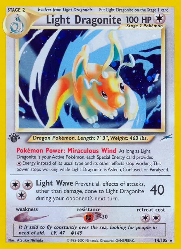 Light Dragonite #14 — Neo Destiny