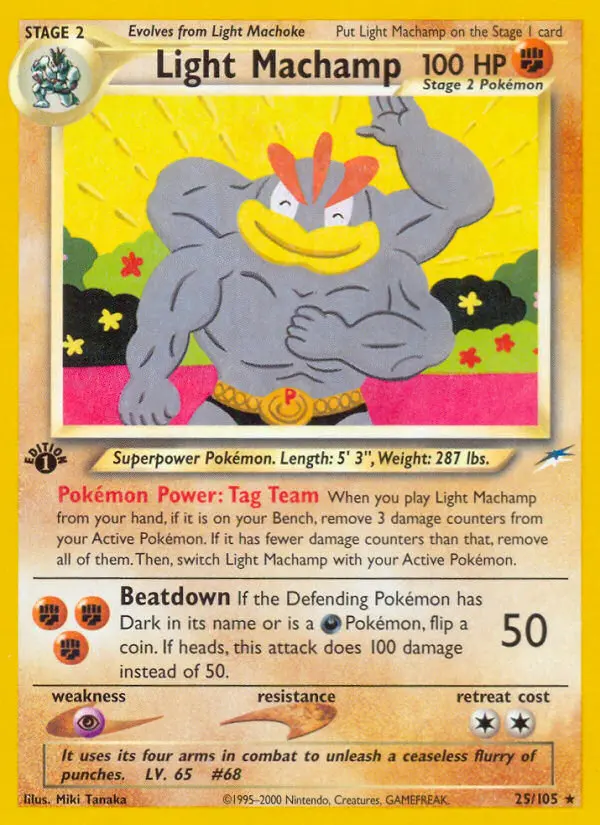 Light Machamp #25 — Neo Destiny