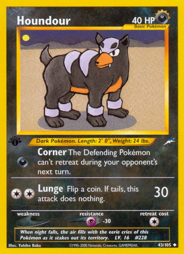 Houndour #43 — Neo Destiny