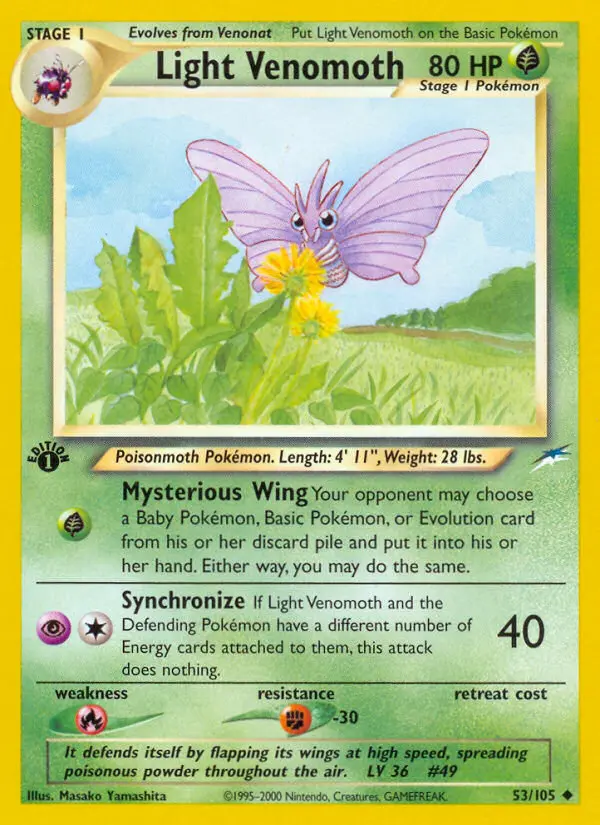 Light Venomoth #53 — Neo Destiny