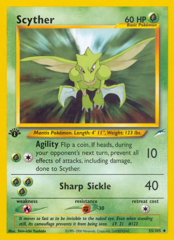 Scyther #55 — Neo Destiny