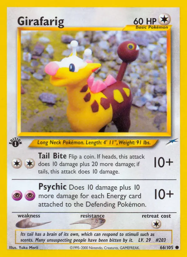 Girafarig #66 — Neo Destiny