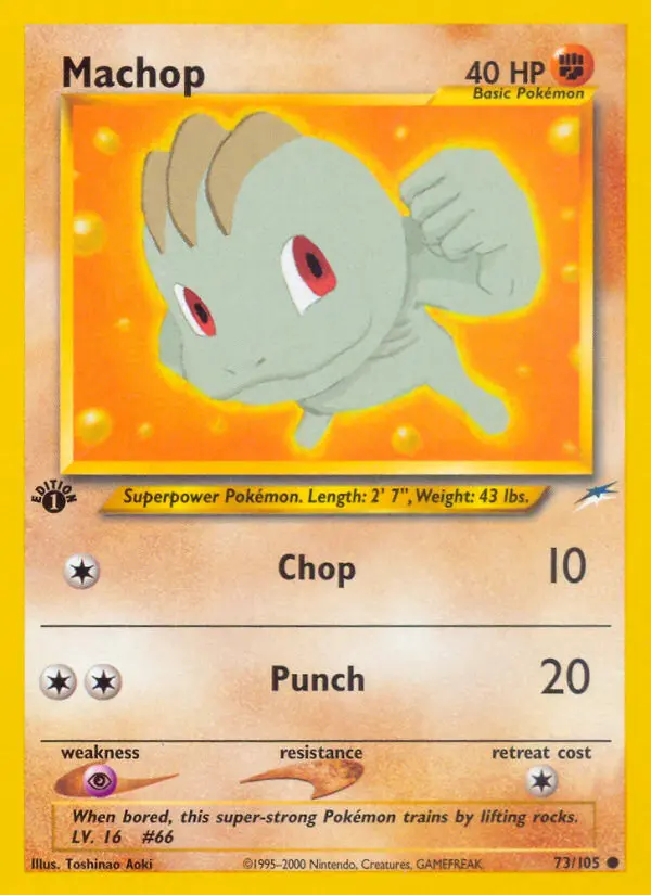 Machop #73 — Neo Destiny