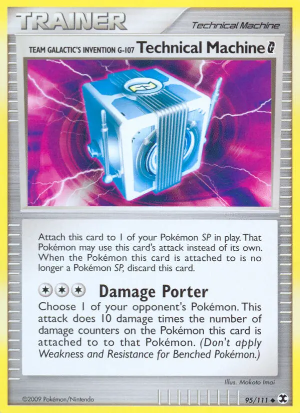Team Galactic's Invention G-107 Technical Machine #95 — Rising Rivals